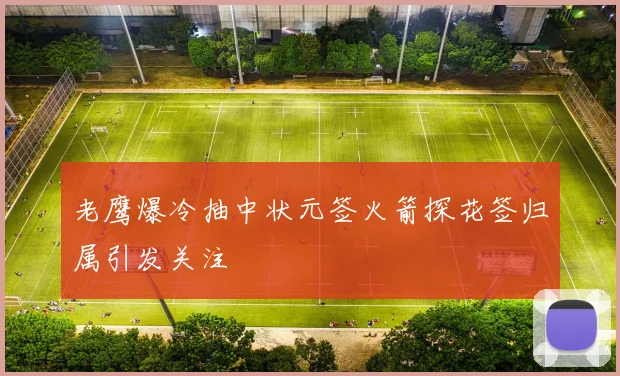老鹰爆冷抽中状元签火箭探花签归属引发关注